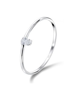 Minimalist Designed Silver Ring NSR-4067